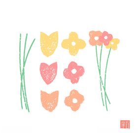 日式和风小清新图案
