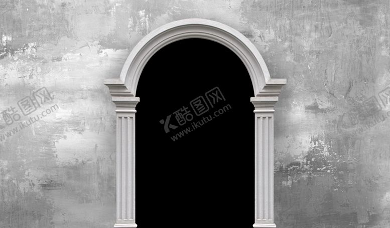 编号：10128807060648103030【酷图网】源文件下载-水泥拱门