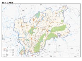 地图高清广州白云