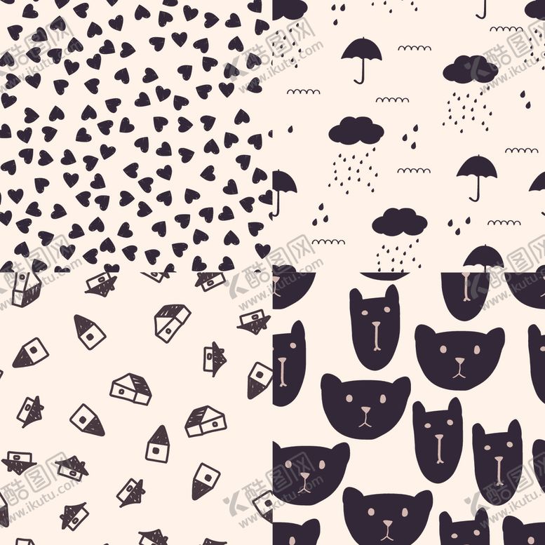 编号：45632110301329341392【酷图网】源文件下载-涂鸦花纹