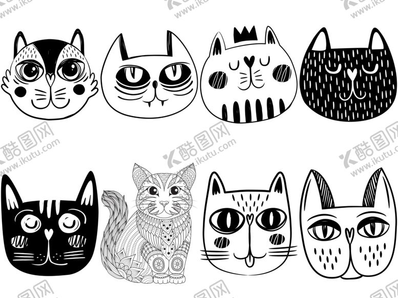 编号：11534209261145387869【酷图网】源文件下载-卡通猫