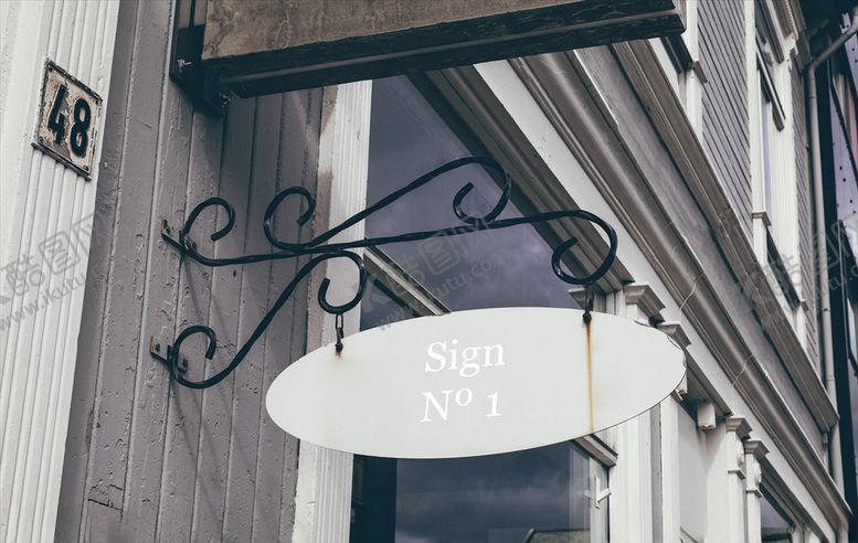 编号：12719109231602584821【酷图网】源文件下载-店铺招牌样机