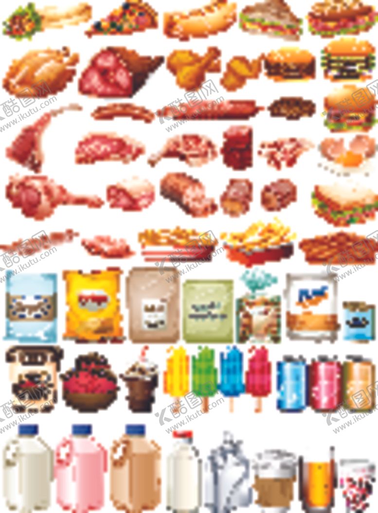 编号：18410509221202336245【酷图网】源文件下载-食品集合