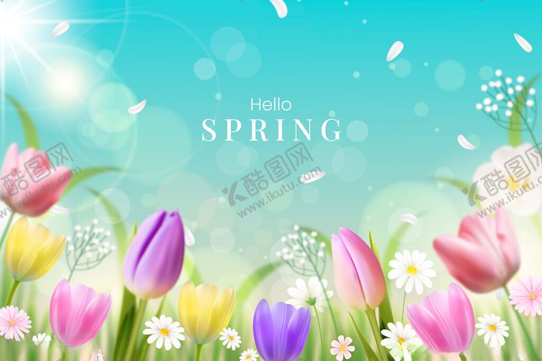 编号：33894704151516051793【酷图网】源文件下载-春日烂漫花卉图