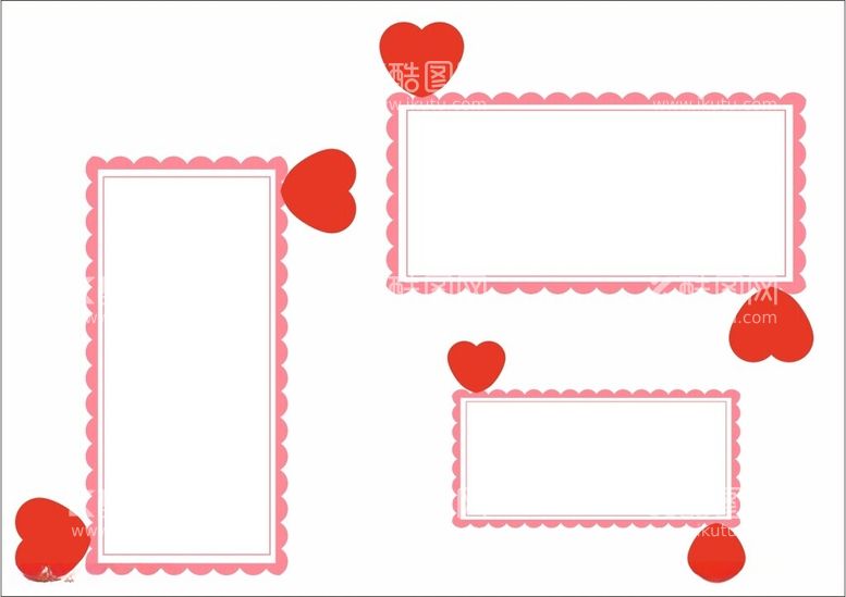 编号：88273312121228244889【酷图网】源文件下载-爱心边框