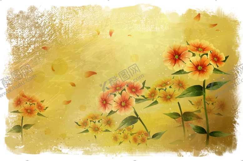 编号：14339610111408295106【酷图网】源文件下载-花卉手绘