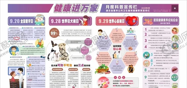 编号：78033005120400381264【酷图网】源文件下载-2020年9月武汉健康教育