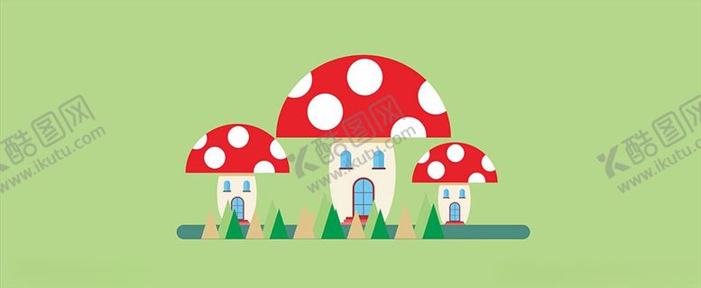 编号：93631810091520015937【酷图网】源文件下载-蘑菇房子
