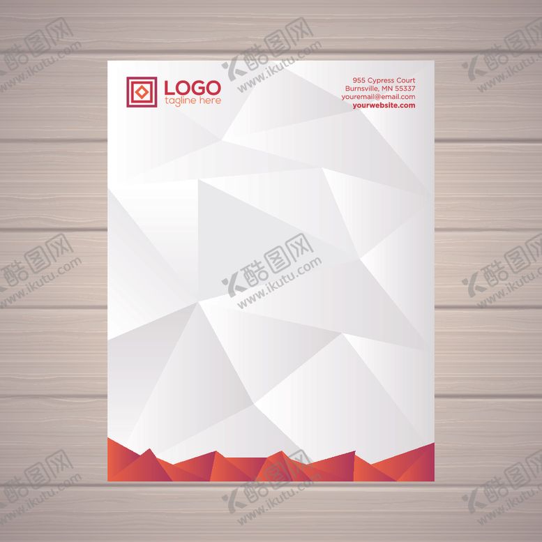 编号：26547709281417367153【酷图网】源文件下载-制度牌商务信纸图片