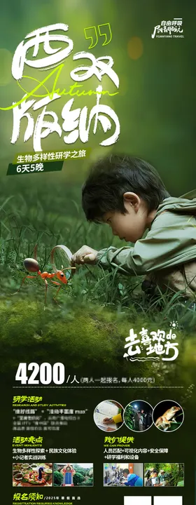 版纳研学海报