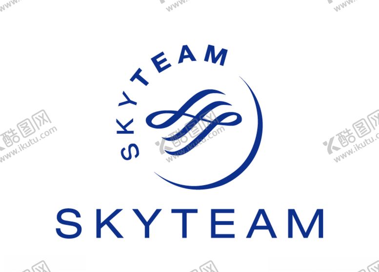 编号：99533610021138522375【酷图网】源文件下载-天合联盟SKYTEAM标志