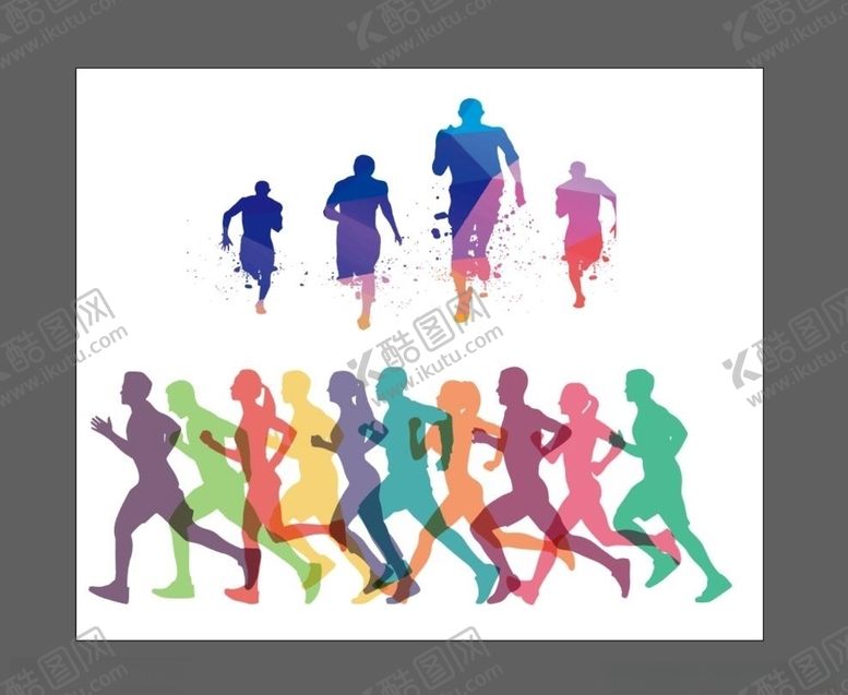 编号：87482610060333038793【酷图网】源文件下载-奔跑剪影