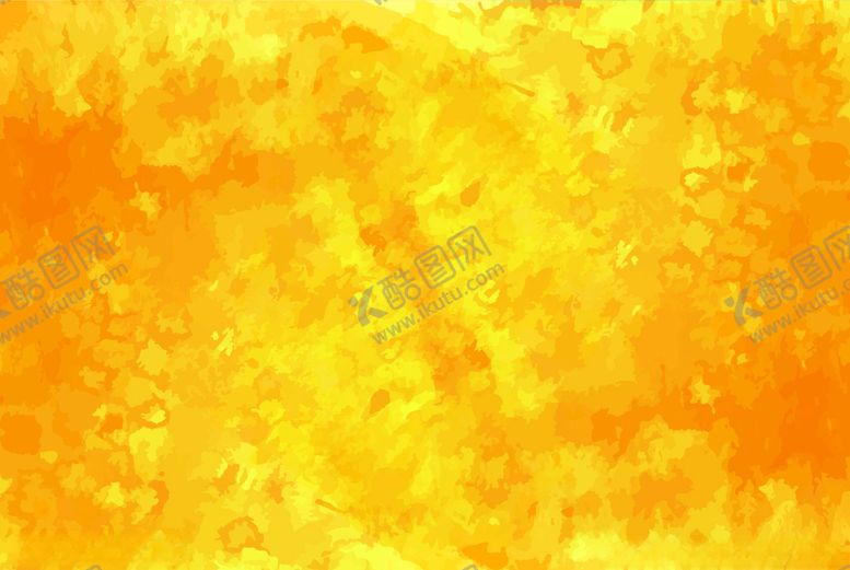 编号：14503805100424377645【酷图网】源文件下载-金黄色水彩背景插图