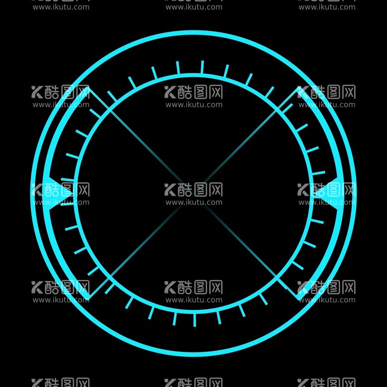 编号：05479309152307284653【酷图网】源文件下载-科技感可视化数字旋转圆形圆环图几何边框元素酷炫几何