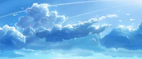 创意手绘天空图片复古云云雾油画梦境