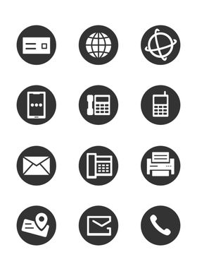 名片图标名片小标识名片小图