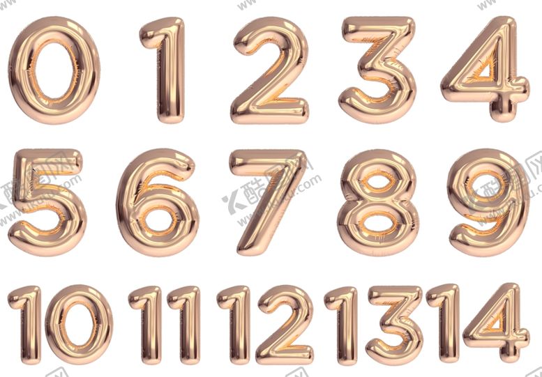 编号：33350810031846181848【酷图网】源文件下载-金色数字