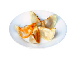 鸡汁锅贴
