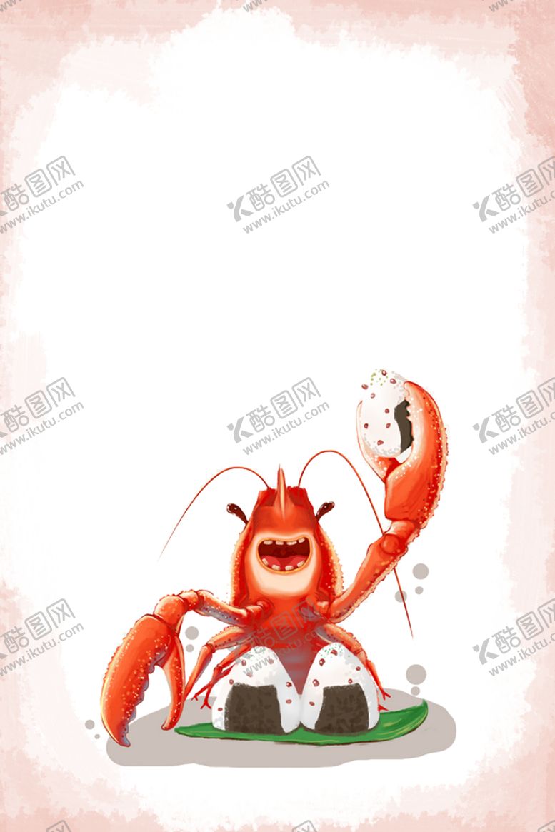 编号：68941509121429040674【酷图网】源文件下载-龙虾海报背景