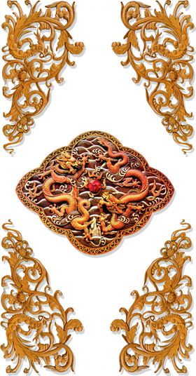 龙木雕