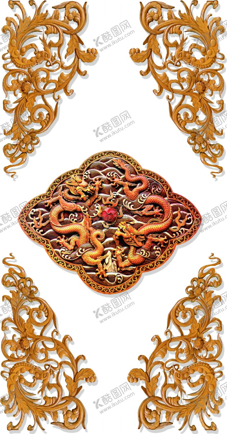 编号：34702309201239534315【酷图网】源文件下载-龙木雕