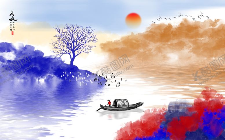 编号：37334204180711045835【酷图网】源文件下载-山水画