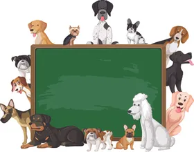 卡通动物插画手绘包包图案