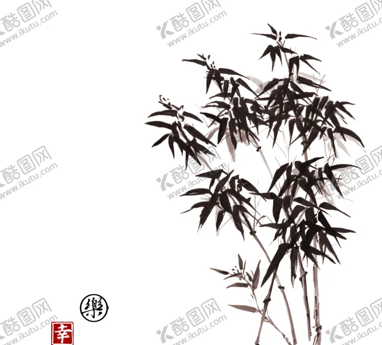 编号：59179804091058338532【酷图网】源文件下载-水墨竹子