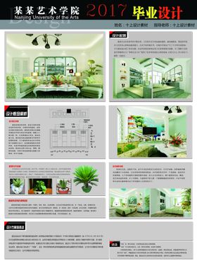 毕业设计展板
