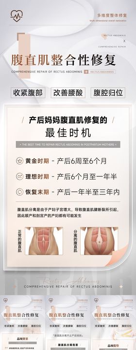 腹直肌整合性修复宣发海报