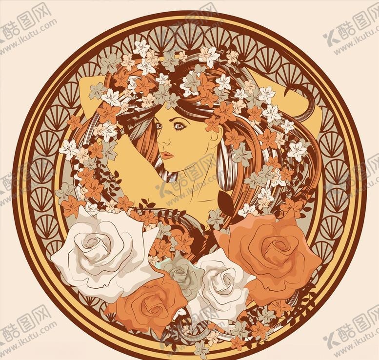 编号：40722809221654484412【酷图网】源文件下载-秀发女郎