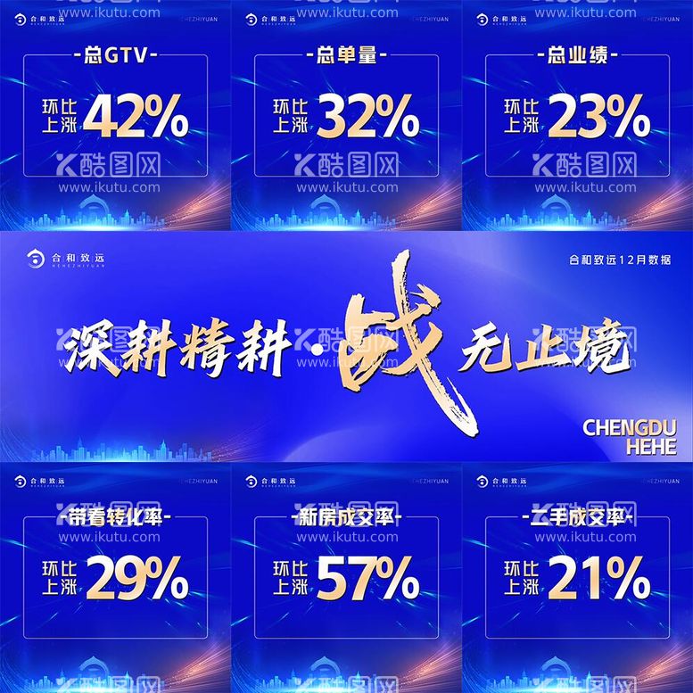 编号：28812011292045214381【酷图网】源文件下载-月度数据回顾九宫格图