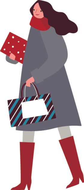 冬装天服饰保暖卡通人物