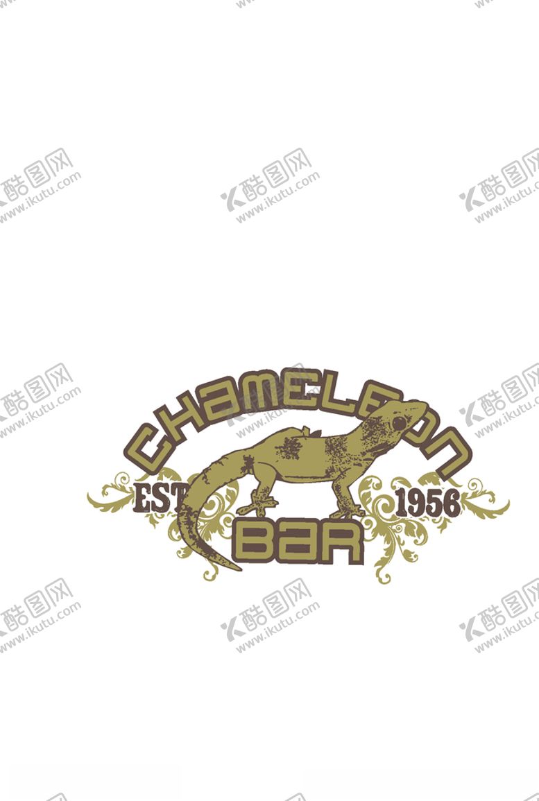 动物组合印花图案矢量服装图案