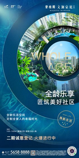 地产社区配套海报