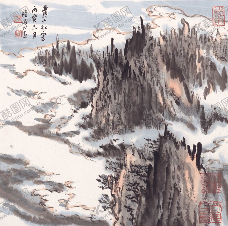 编号：11823305131033125930【酷图网】源文件下载-水墨山水国画风景