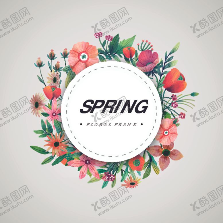 编号：79566010100426251037【酷图网】源文件下载-植物花环