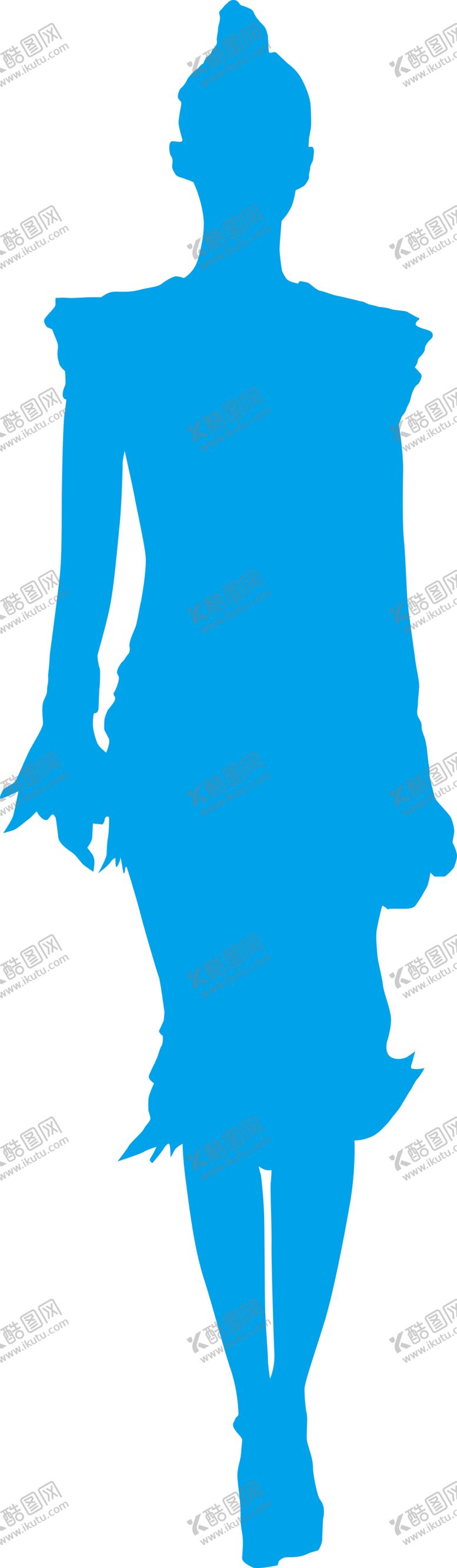 编号：69180404161837427934【酷图网】源文件下载-美女剪影
