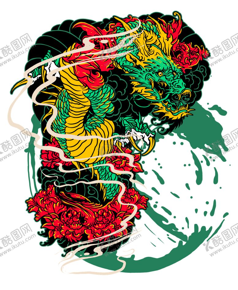 编号：23026306270504523459【酷图网】源文件下载-中国龙