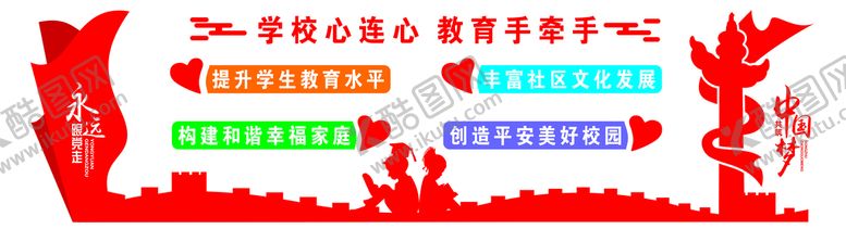 编号：89445001182331553781【酷图网】源文件下载-学校文化墙