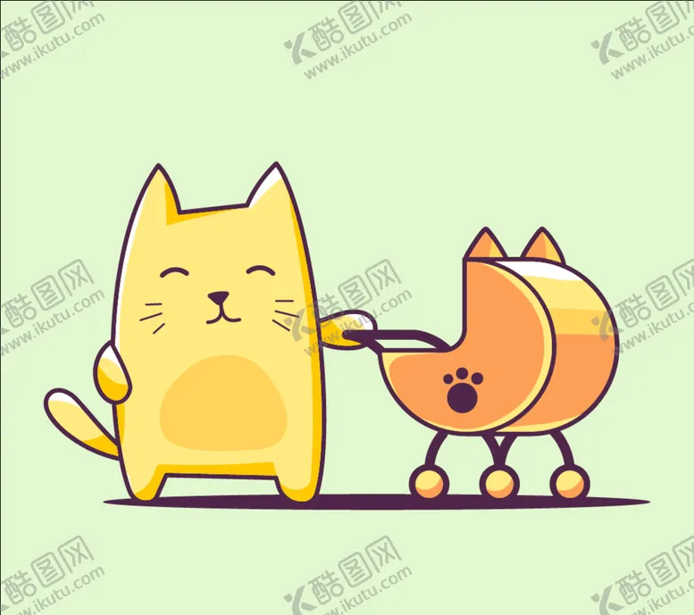 编号：13005210251752018467【酷图网】源文件下载-卡通猫  