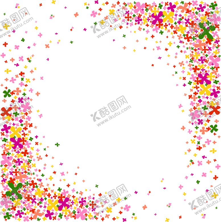 编号：30307710141429391255【酷图网】源文件下载-花卉边框