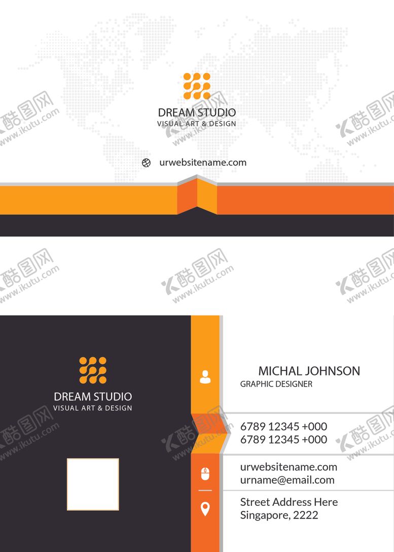 编号：21362209160415147640【酷图网】源文件下载-矢量名片模板