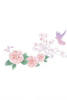 鲜花印花