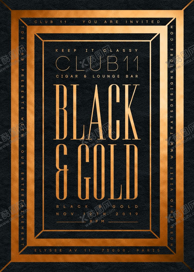 编号：60581110040113444701【酷图网】源文件下载-时尚英文海报