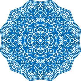 曼陀罗花纹