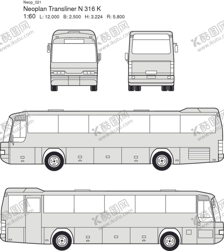 编号：34070310171124545862【酷图网】源文件下载-手绘客运汽车