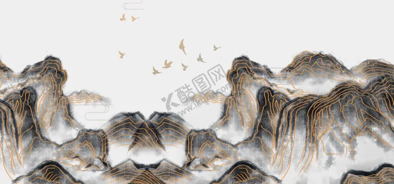 编号：46771204180730285602【酷图网】源文件下载-水墨插画