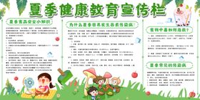 夏季健康教育宣传栏展板