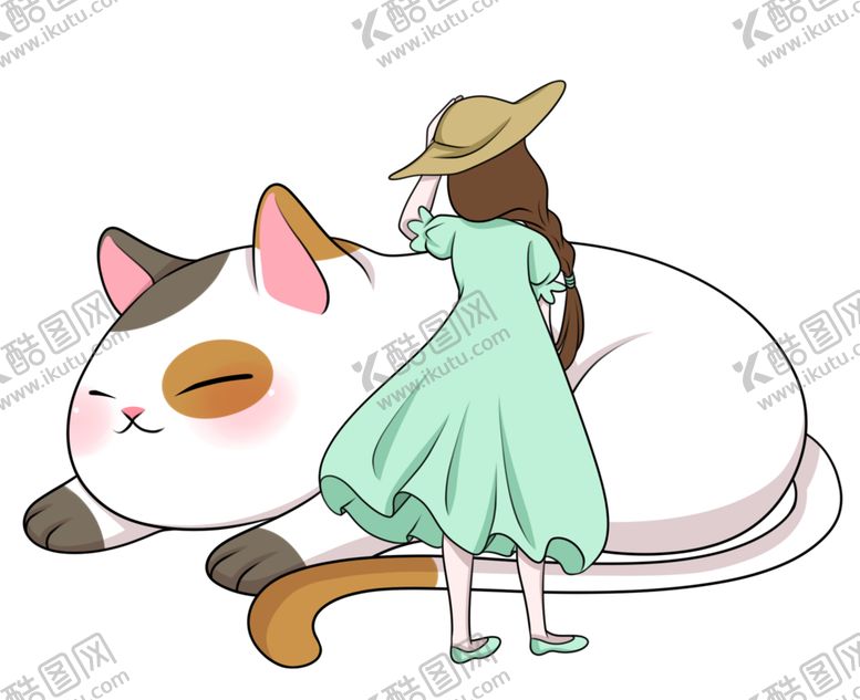 编号：77900410181309562366【酷图网】源文件下载-人物少女卡通背景海报素材